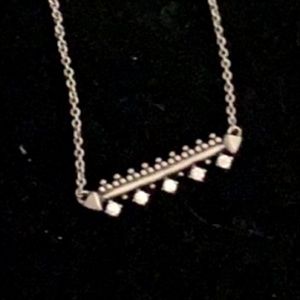 Kendra Scott anise necklace in silver:)